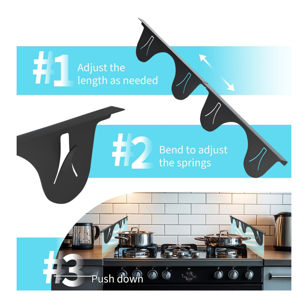 Stainless Steel Stove Gap Cover