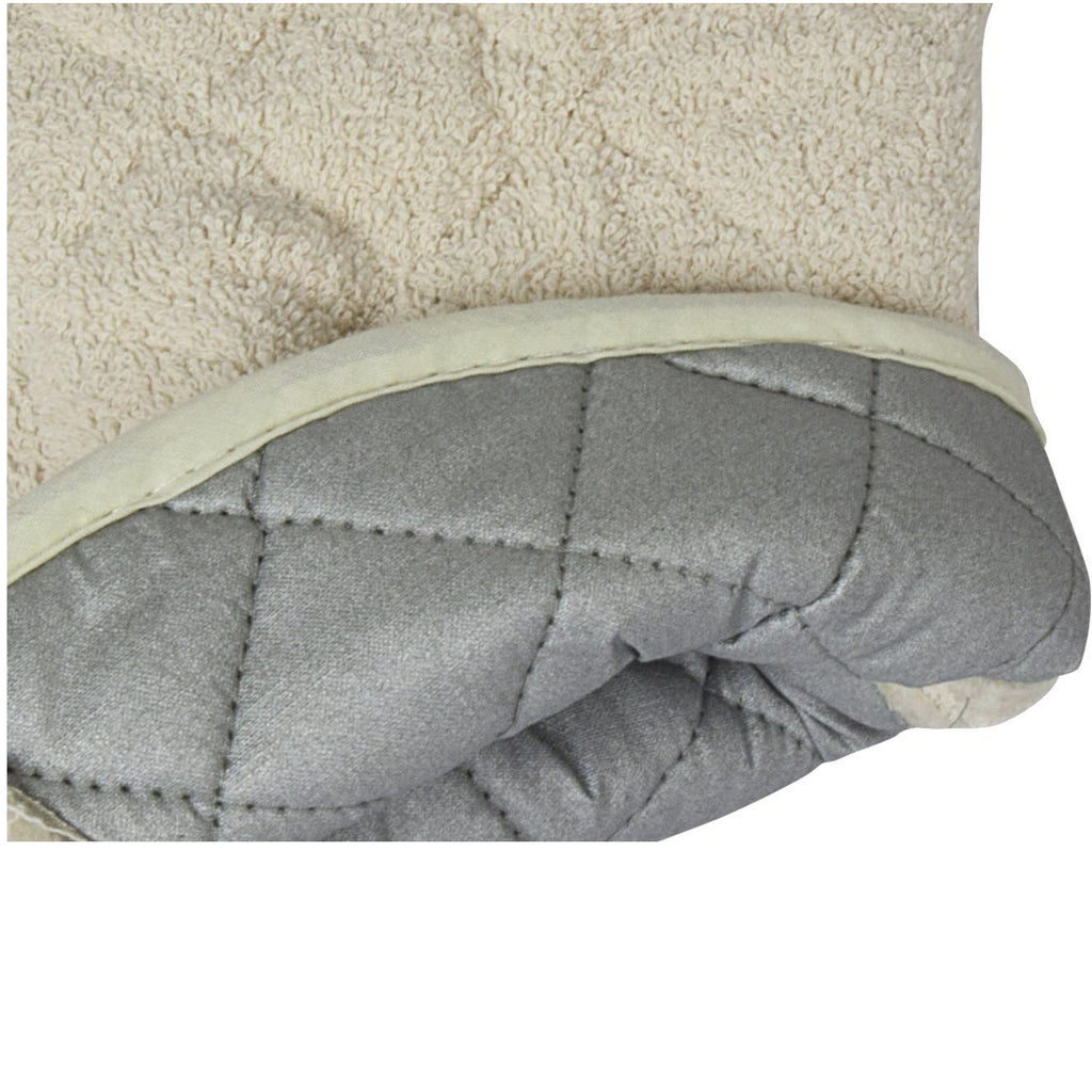 Quilted Cotton Terry Oven Mitts for Baking